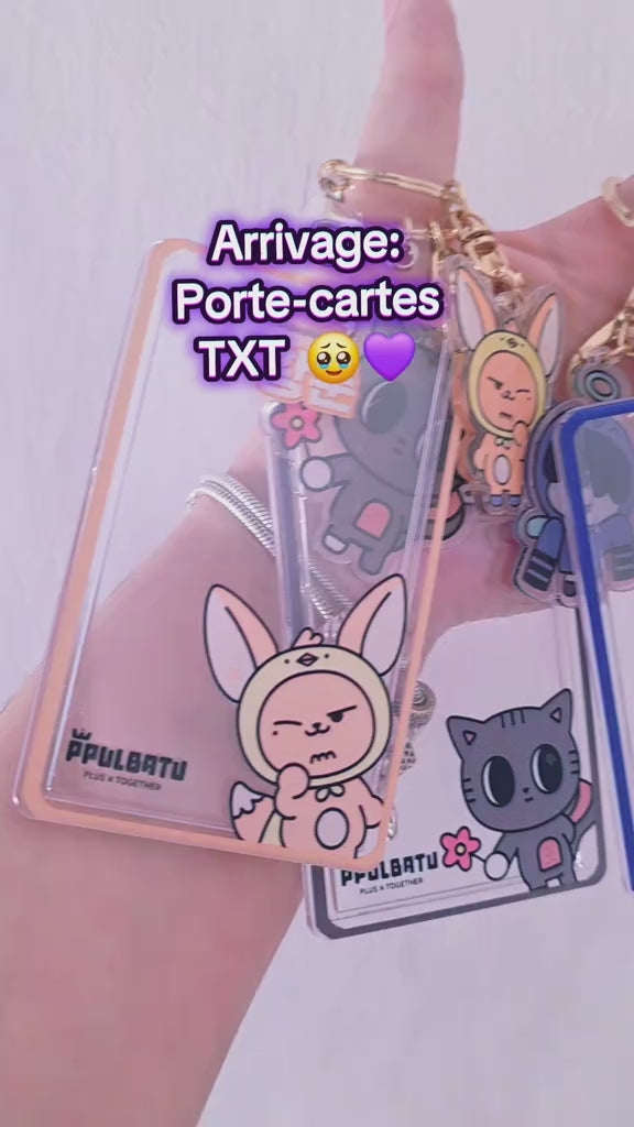 Porte-carte / porte-badges kawaii  – Personnage PPULBATU aléatoire ✨