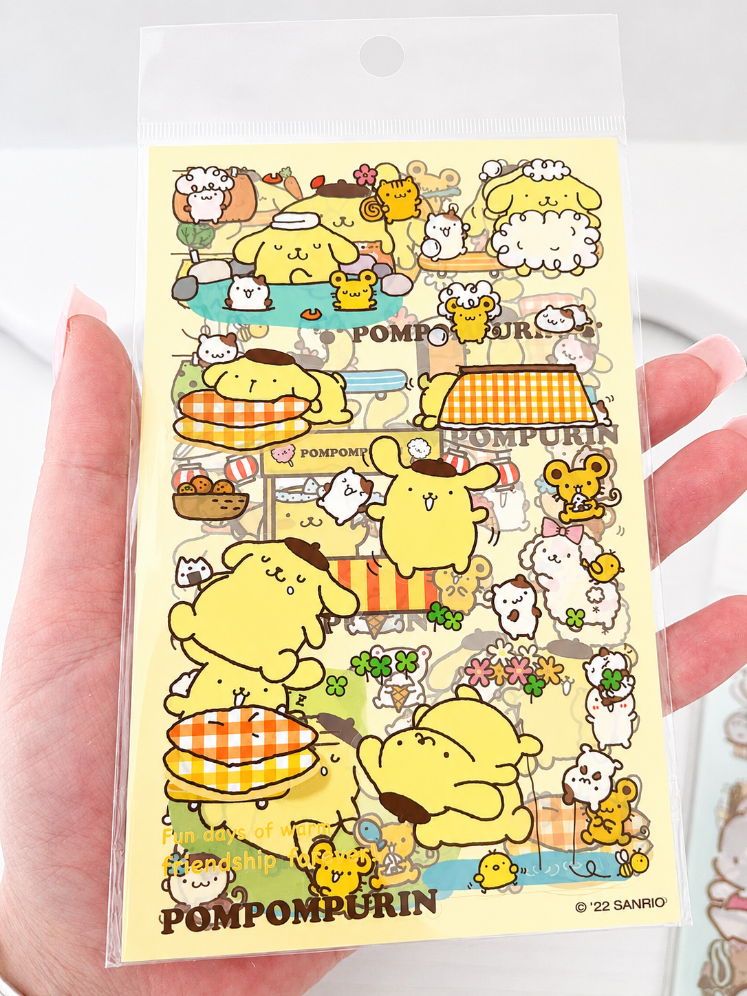 Stickers PET Sanrio kawaii détail designs personnages Sanrio colorés – Mimisu
