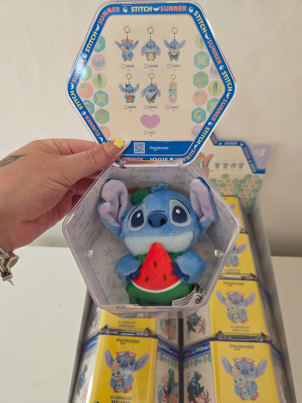 Blind Box Stitch Kawaii – Porte-clé Peluche Surprise | Potdemiel x Disney