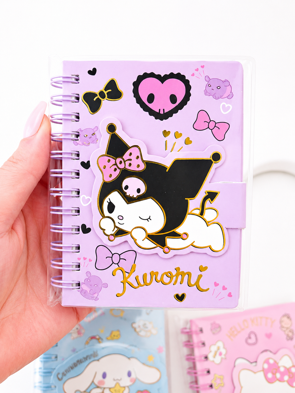 Carnet pocket Sanrio kawaii détail couverture illustration Sanrio – Mimisu
