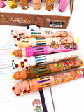 Stylo bille 10 couleurs Capybara 🐾