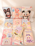 Carnet journaling kawaii Baby Three vue de face couverture illustrée – Mimisu
