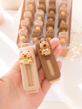 Gomme rétractable kawaii Capybara détail mécanisme rétractable – Mimisu
