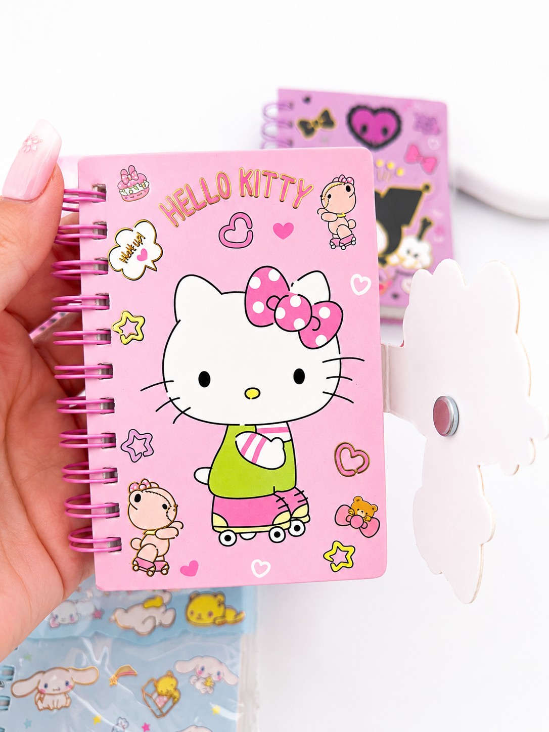 Carnet pocket Sanrio kawaii sur fond blanc – Mimisu

