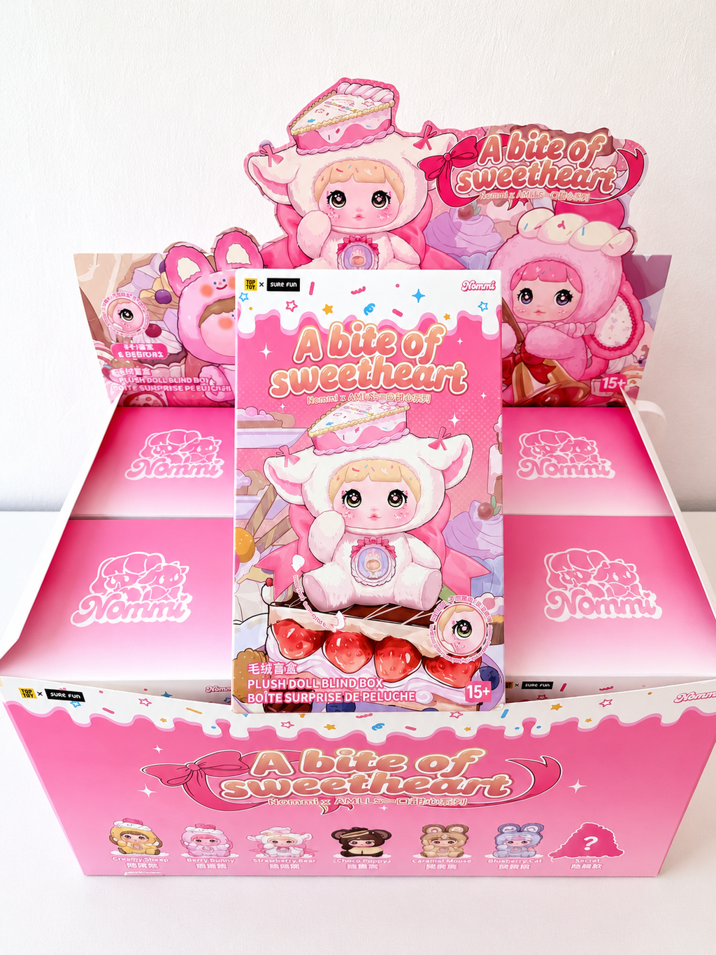 Nommi x AMLLS A Bite of Sweetheart blind box peluche kawaii – Mimisu