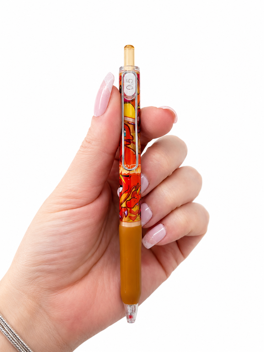 Stylo gel kawaii Pokémon Salamèche 🔥