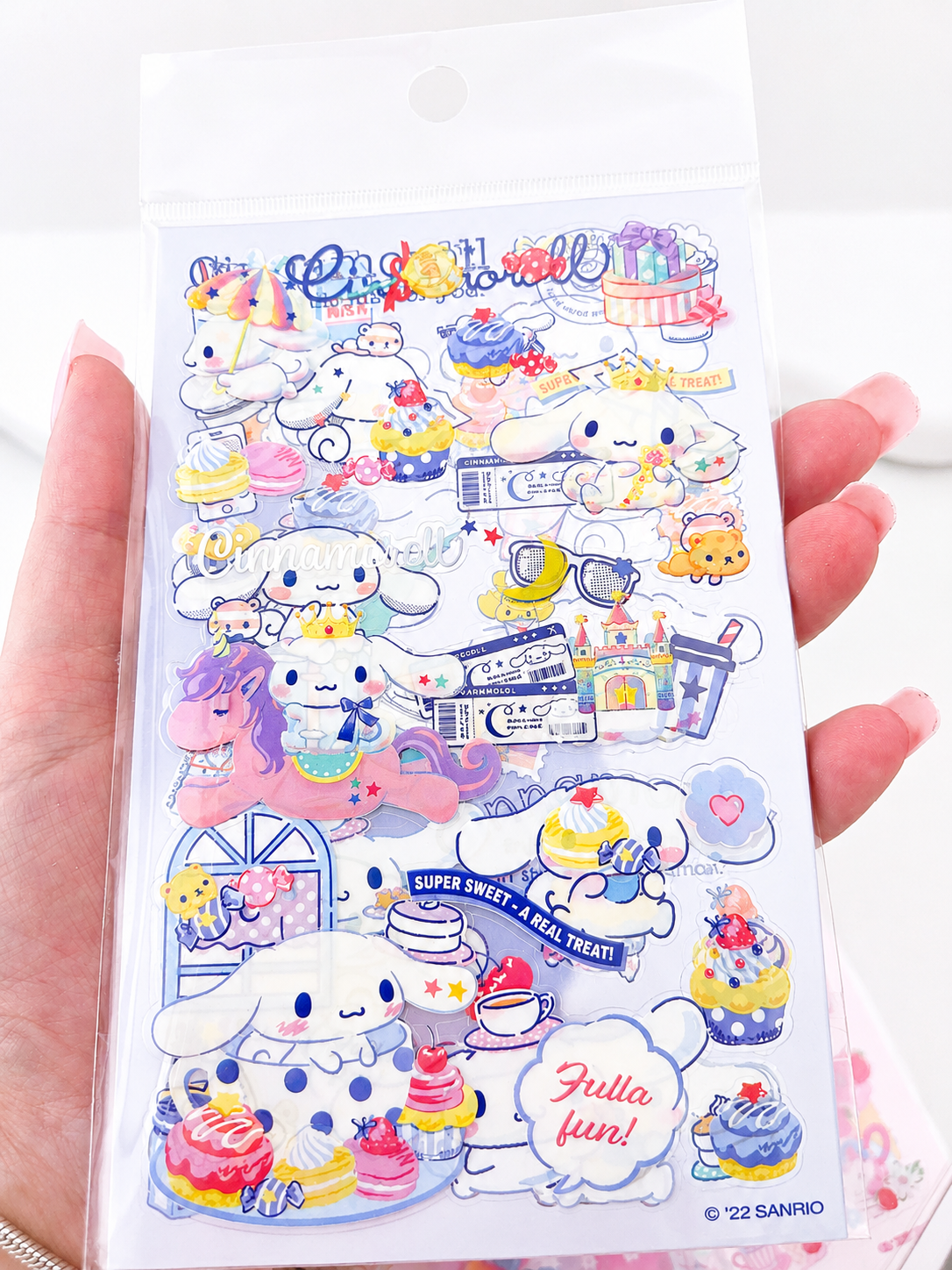 Stickers PET Sanrio kawaii collection transparents vue de face – Mimisu
