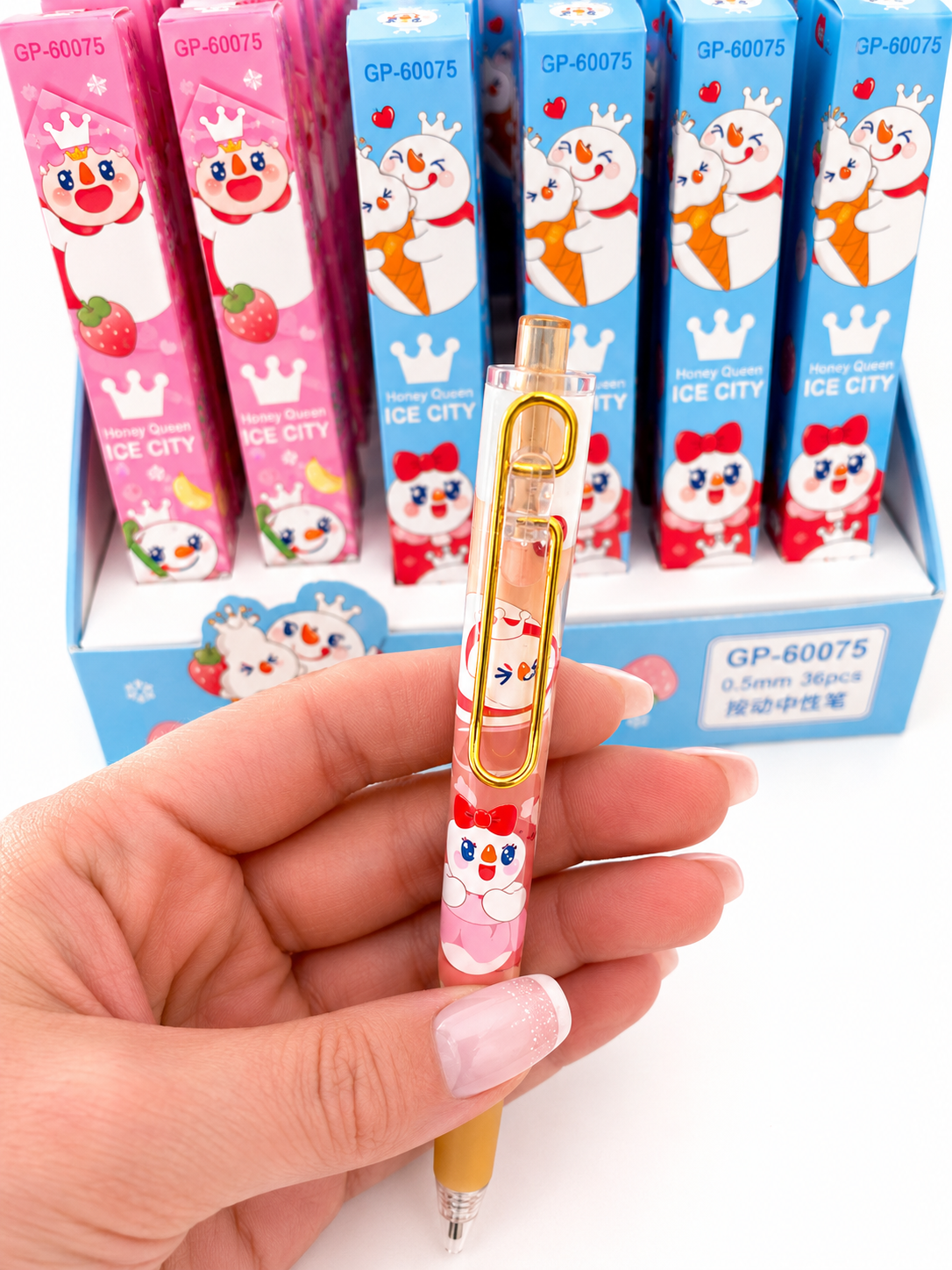 Stylo gel kawaii Ice City ✨