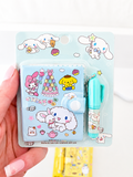 Mini carnet kawaii Sanrio avec stylo assorti vue de face – Mimisu
