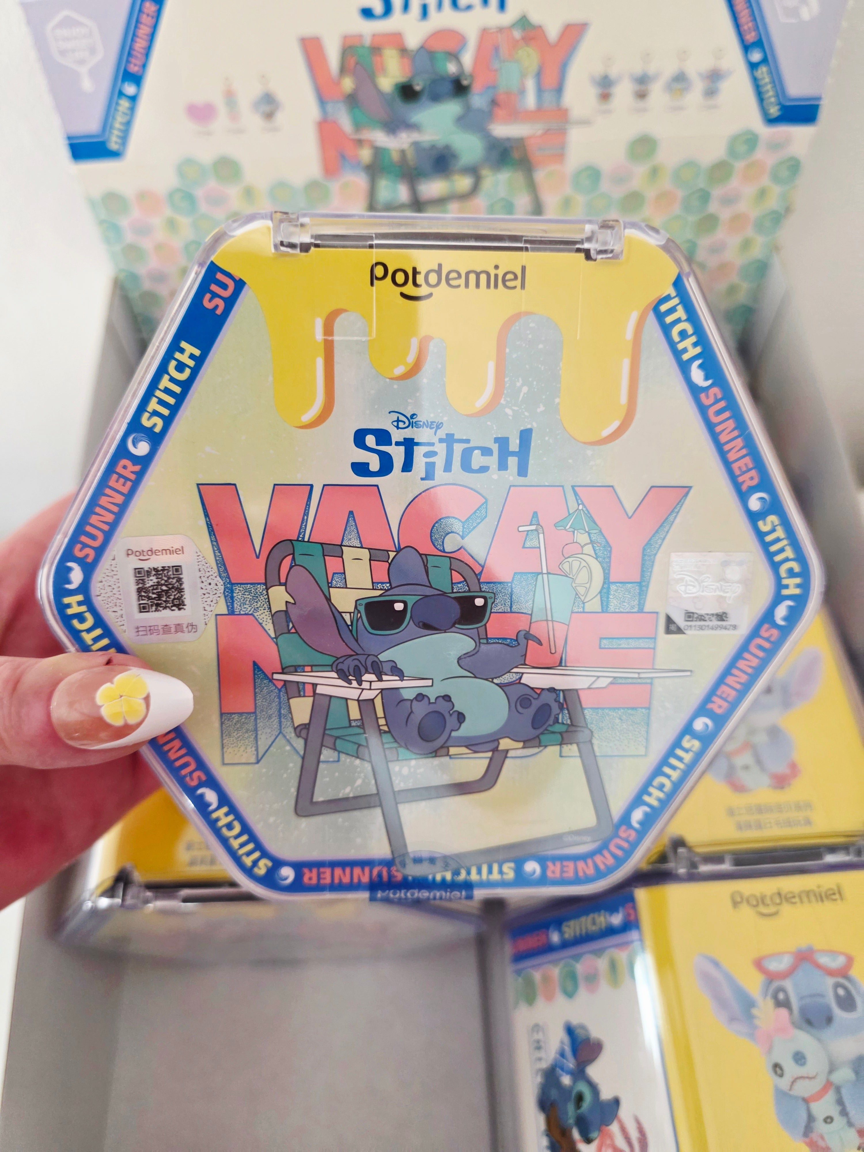 Blind Box Stitch Kawaii – Porte-clé Peluche Surprise | Potdemiel x Disney