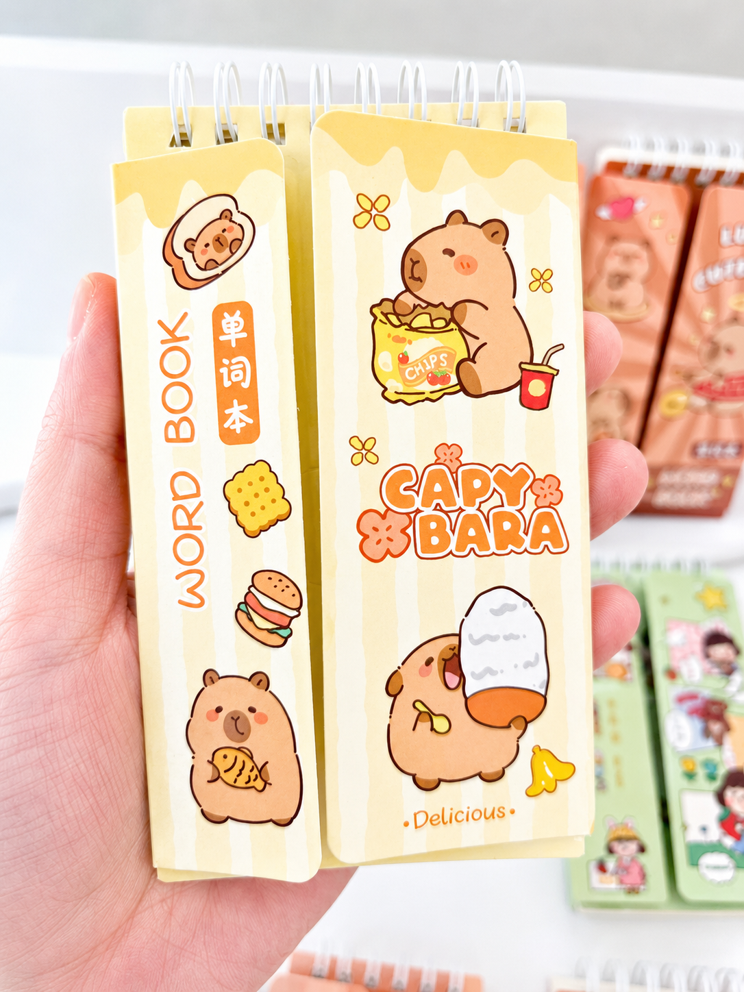 Carnet Word Book Kawaii – Capybara & Fi