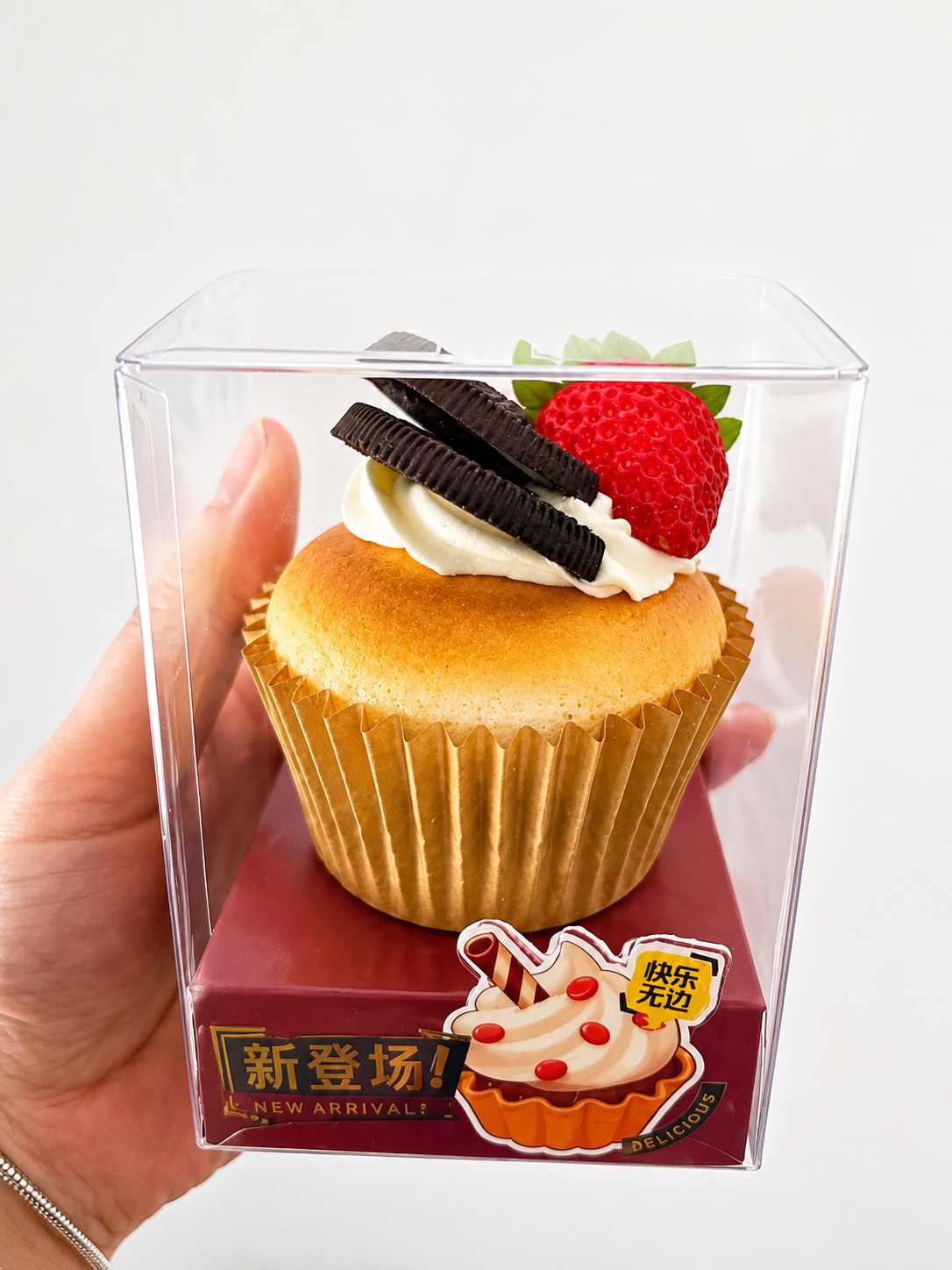 Squishy Cupcake Aimanté Kawaii 🧁 – Slow Rising Anti-Stress