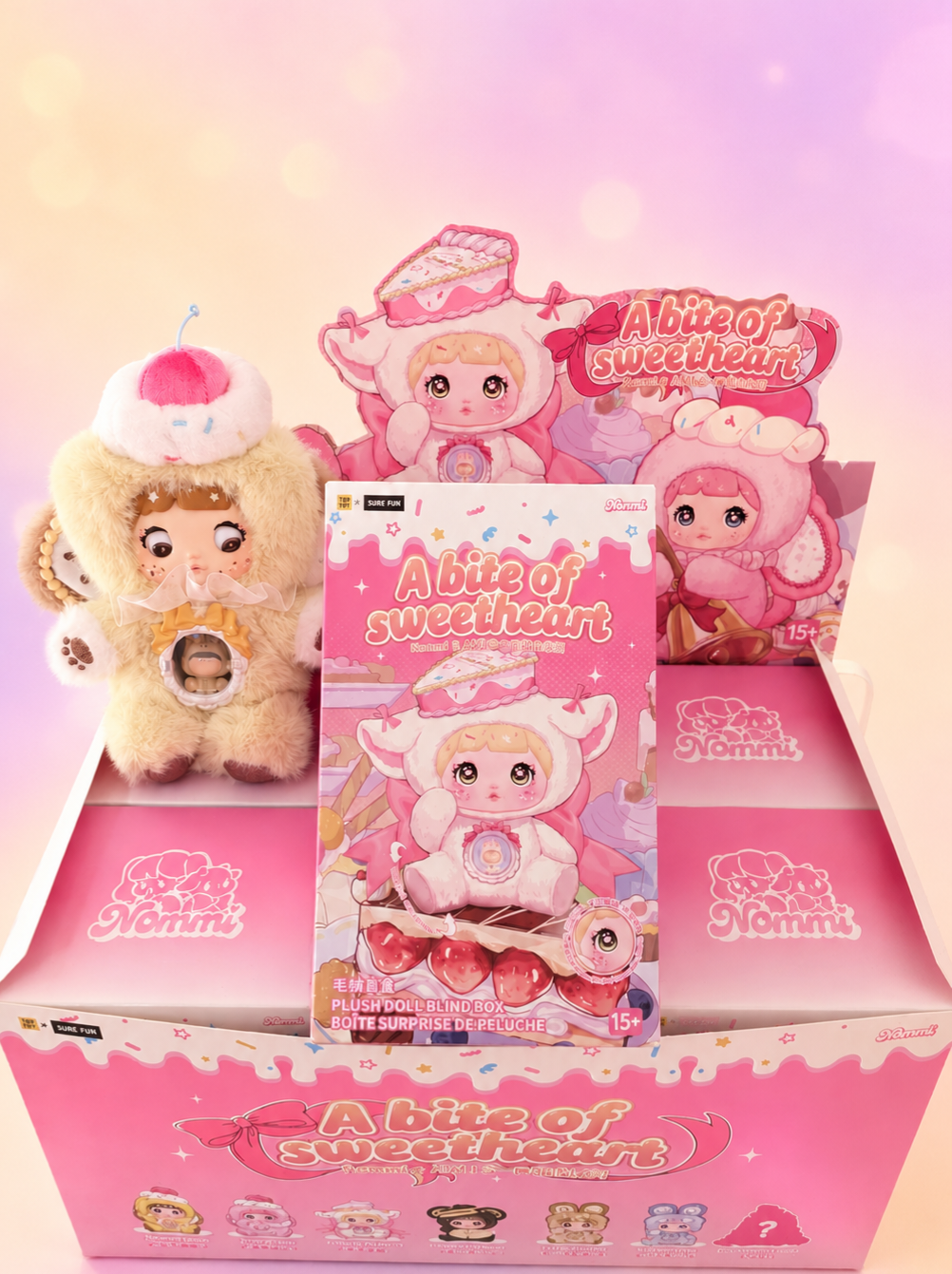 Nommi AMLLS figurine peluche kawaii surprise box – personnages série Sweetheart