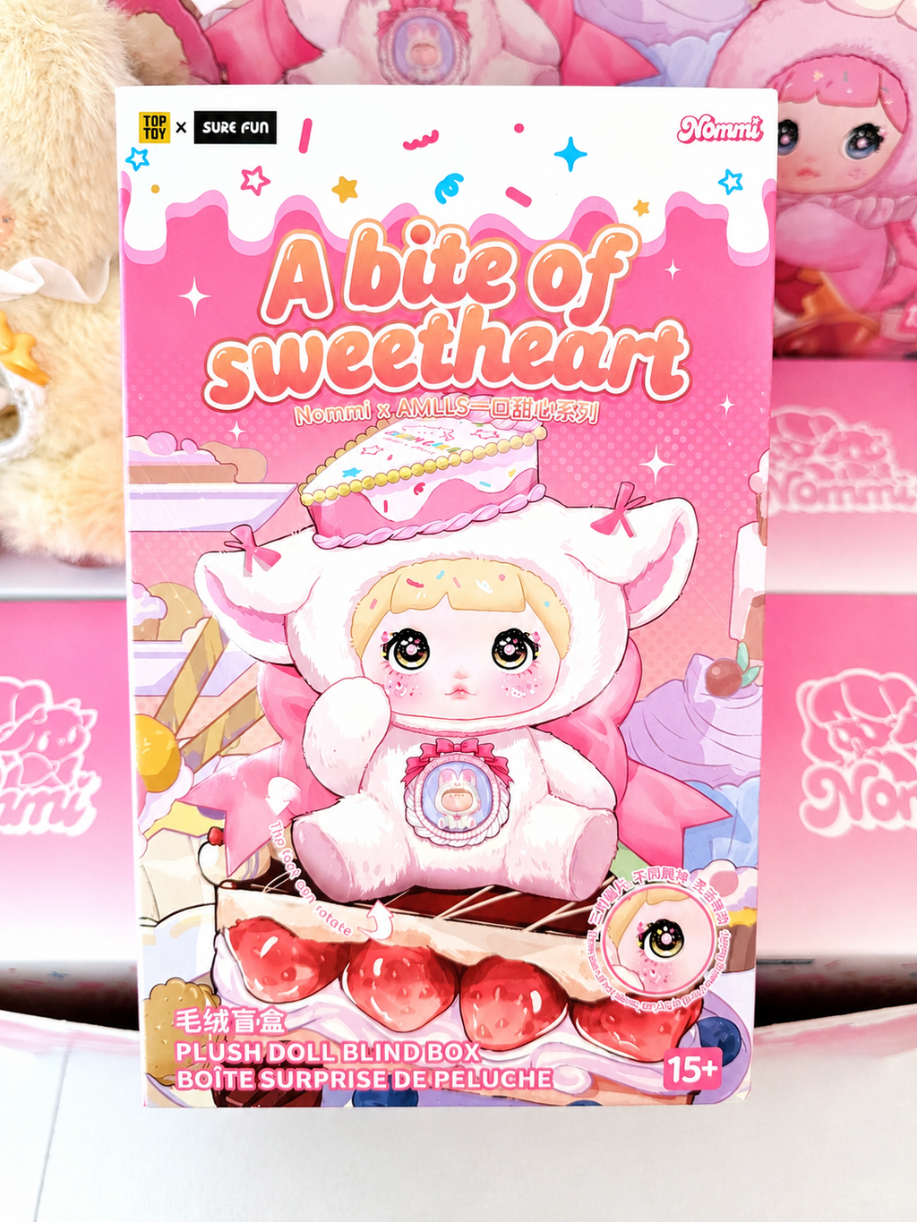 Nommi A Bite of Sweetheart peluche surprise kawaii – Mimisu