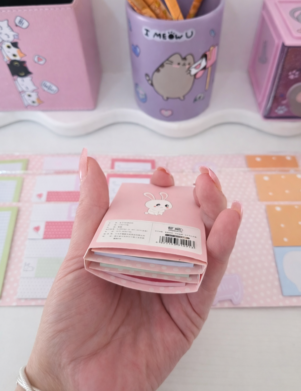 🐰 Mini carnet de Post-its Kawaii Lapin ✨