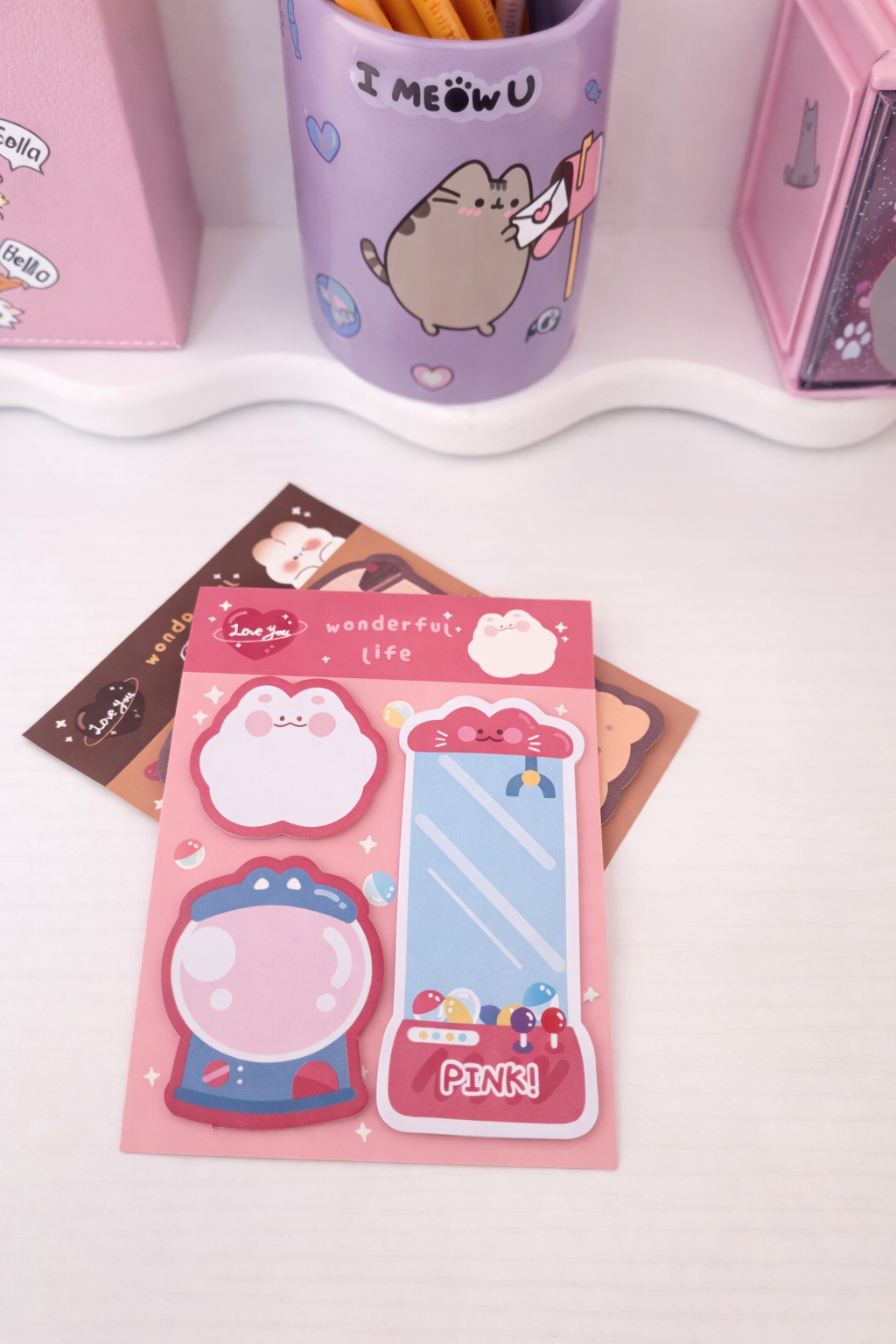Post-its kawaii détail designs mignons et colorés – Mimisu
