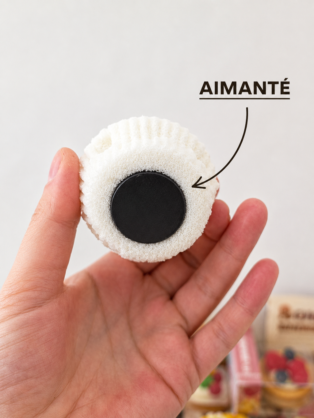 Squishy Cupcake Aimanté Kawaii 🧁 – Slow Rising Anti-Stress